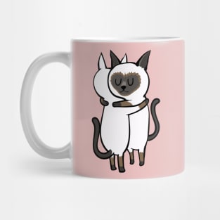 Siamese Cat Hugs Mug